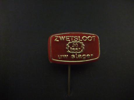 Slagerij Zwetsloot ,Mijzijde Kamerik ( gemeente Woerden) dertig jarig jubileum